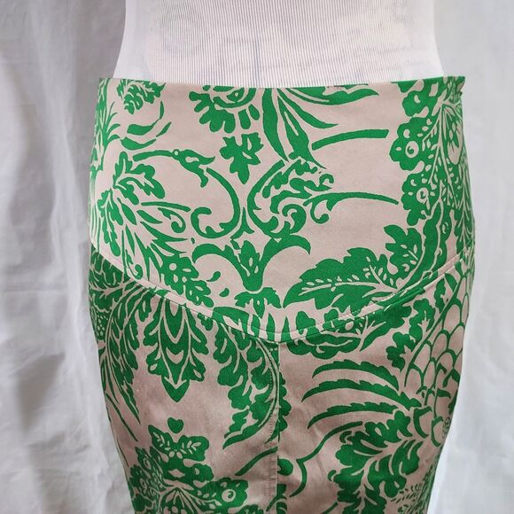 Diane Von Furstenberg Silk Nylon Skirt Womens size 4 Straight Pencil Stretch - Picture 3 of 11